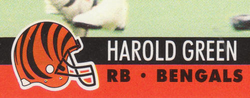 1990 Pro Set Harold Green Error Card front