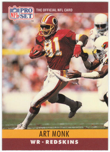 1990 Pro Set Football #328 Art Monk