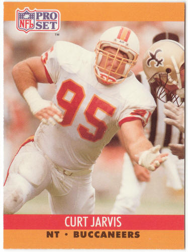 1990 Pro Set Curt Jarvis 657A Error Card