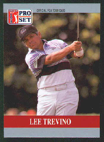 1990 Pro Set Golf Lee Trevino Prototype II Card Front
