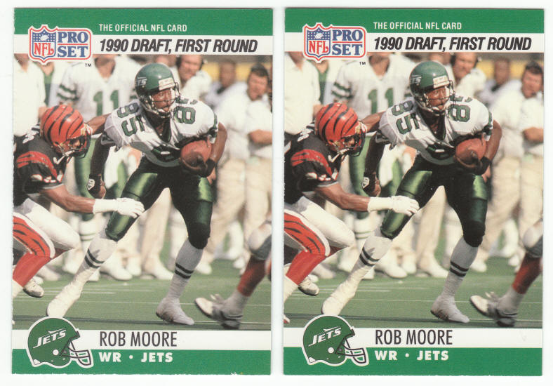 1990 Pro Set #694 Rob Moore ERR COR