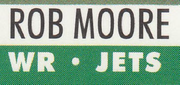 1990 Pro Set #694 Rob Moore COR