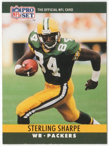 1990 Pro Set Football #114A Sterling Sharpe