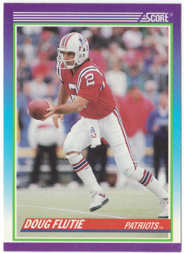 1990 Score Football #535 Doug Flutie