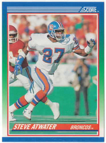 1990 Score Football #107 Steve Atwater