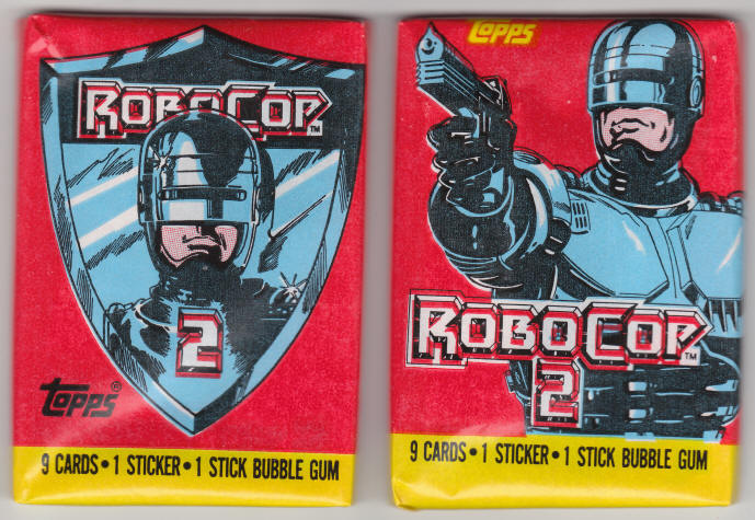 1990 Topps Robocop 2 Unopened Wax Packs