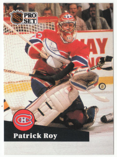 1991-92 Pro Set Hockey #125 Patrick Roy