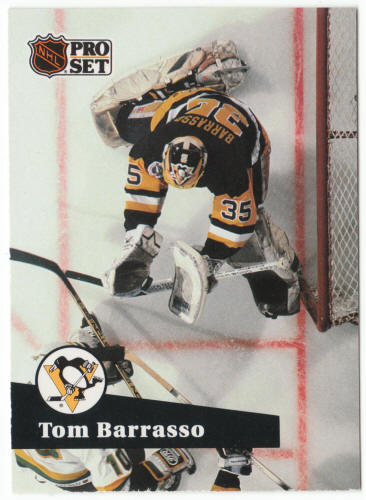 1991-92 Pro Set Hockey #186 Tom Barrasso