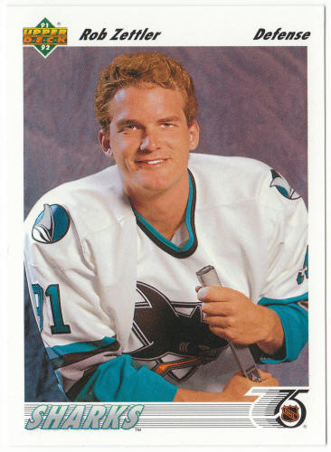 1991-92 Upper Deck Hockey #61 Rob Zettler