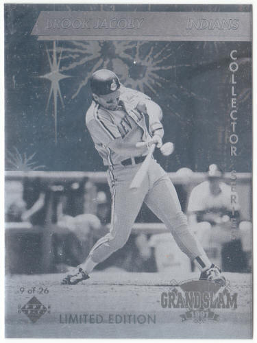 1991 Denny's Grand Slam Baseball Hologram #9 Brook Jacoby
