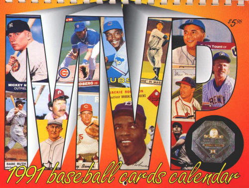 1991 Krause MVP Baseball Card Calendar