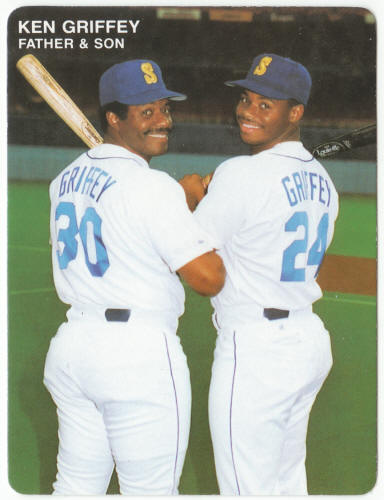1991 Mothers Cookies Father Son Baseball #4 Ken Griffey