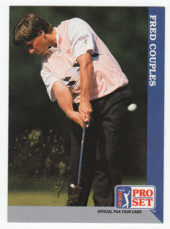 1991 Pro Set Golf Fred Couples Prototype Card Front