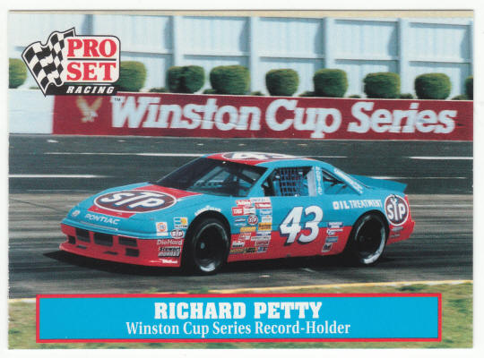 1991 Pro Set Racing Richard Petty