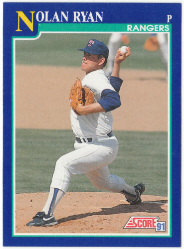 1991 Score Baseball #4 Nolan Ryan