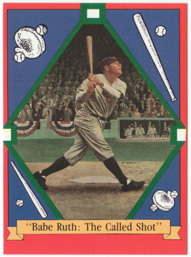 1992 Delphi Bradex Babe Ruth The Called Shot