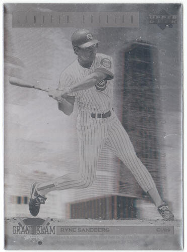 1992 Denny's Upper Deck Baseball Grand Slam Hologram #10 Ryne Sandberg
