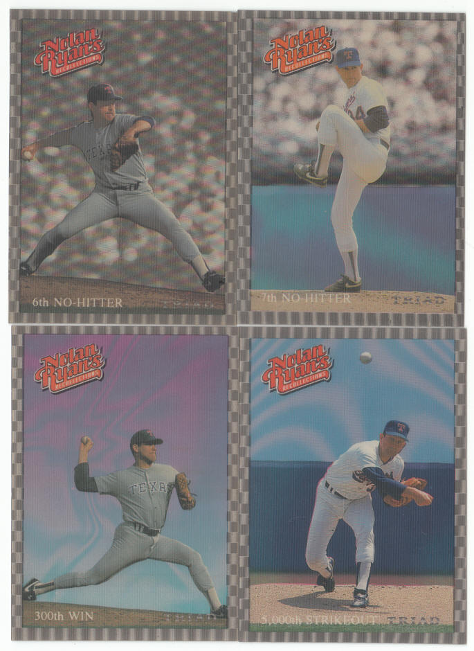 1993 Whataburger Triad Nolan Ryan Baseball Card Set