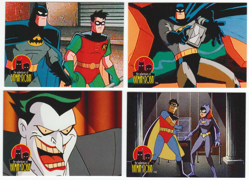 1995 Skybox Adventures of Batman and Robin Cards