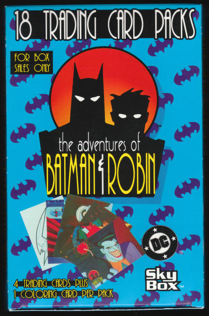 1995 Skybox The Adventures of Batman and Robin Box
