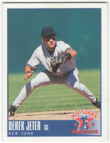 1997 Cracker Jack Baseball All Stars Mini #5 Derek Jeter