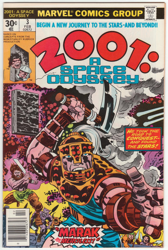 2001  A Space Odyssey #3 front cover