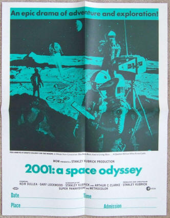 2001 A Space Odyssey Handbill large