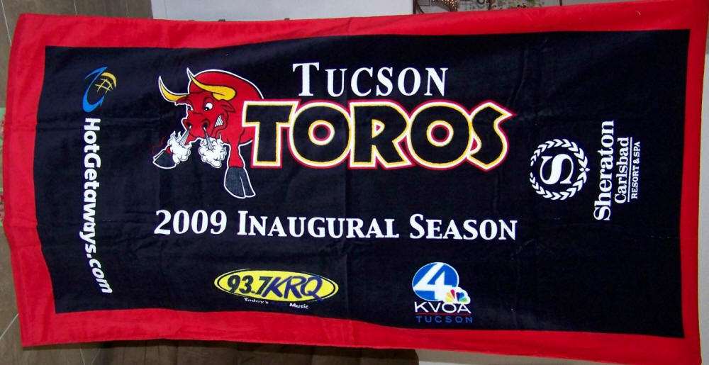 2009 Tucson Toros Beach Towel