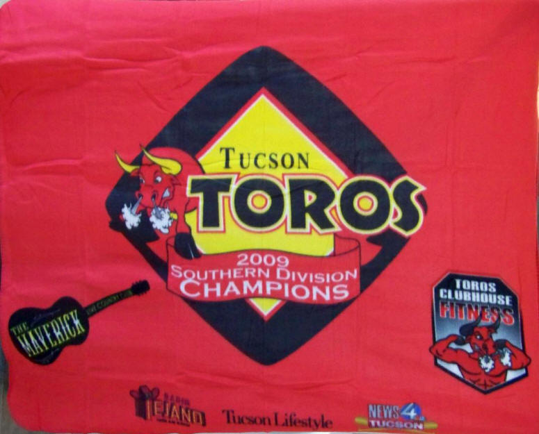2010 Tucson Toros Fleece Throw Blanket