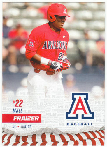 2019 Arizona Baseball #2 Matt Fraizer