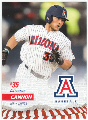 2019 Arizona Baseball #4 Cameron Cannon
