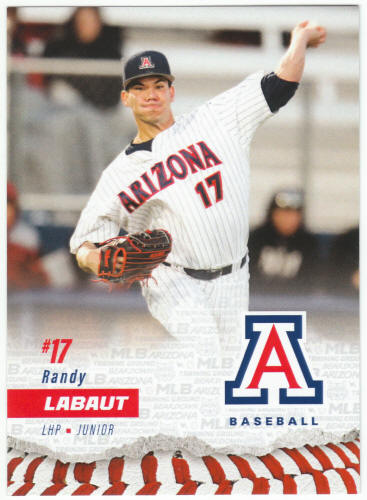 2019 Arizona Baseball #7 Randy Labaut