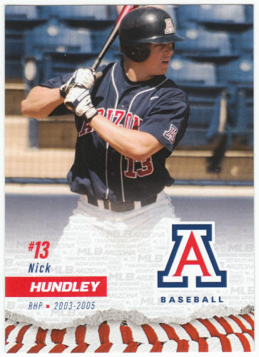 2019 Arizona Baseball #8 Nick Hundley