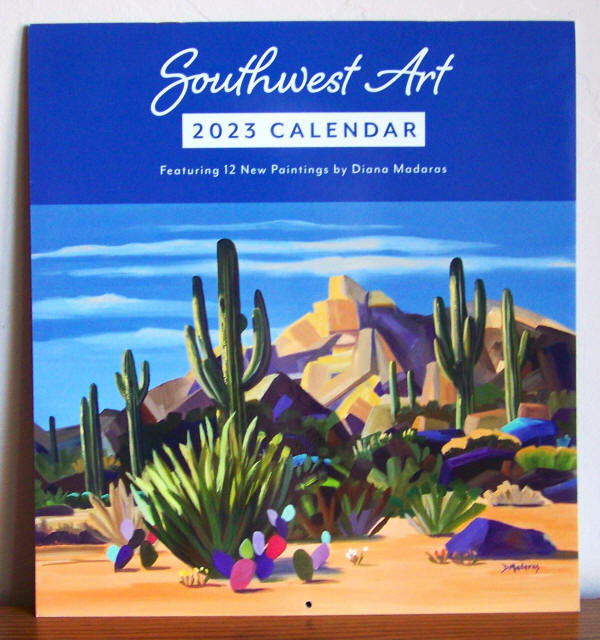 Diana Madaras 2023 Southwest Art Calendar front
