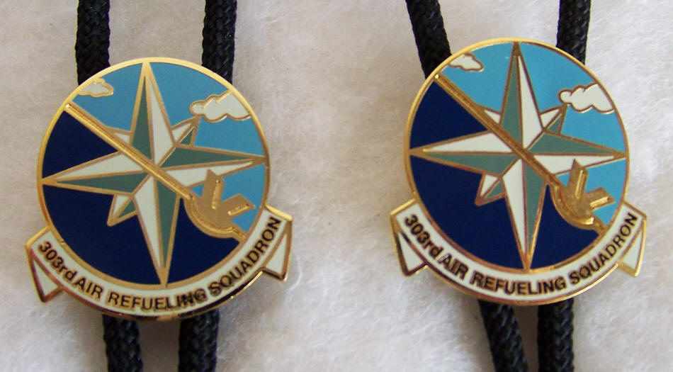 303rd Air Refueling Squadron Bolo Ties