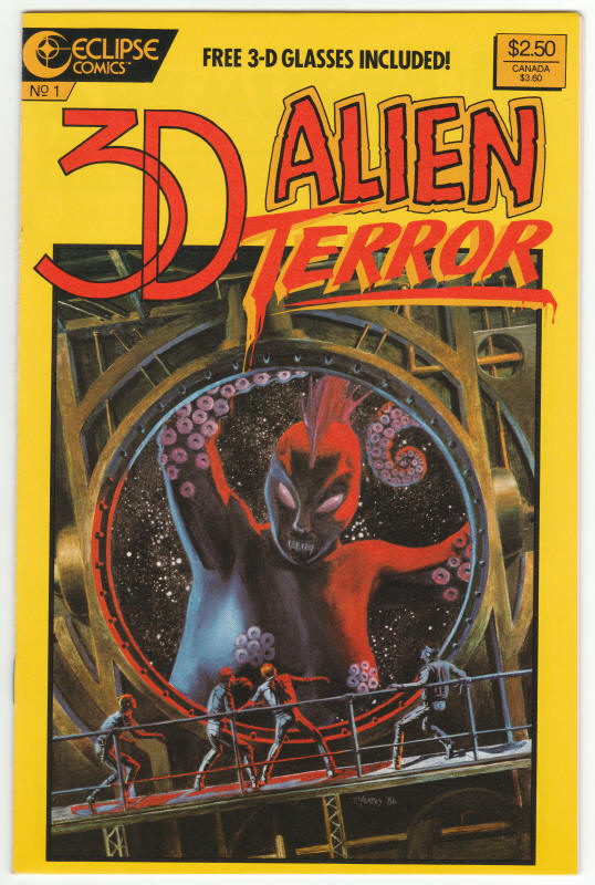 3D Alien Terror #1 front cover