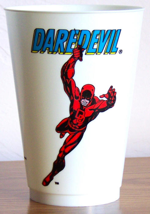 1975 Marvel Superhero 7-11 Slurpee Cup Daredevil