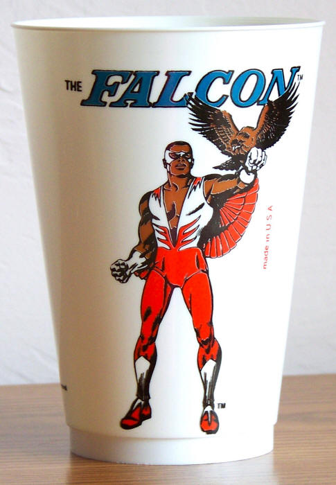 1975 Marvel Superhero 7-11 Slurpee Cup Falcon