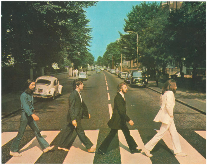 The Beatles Abbey Road Photo Card