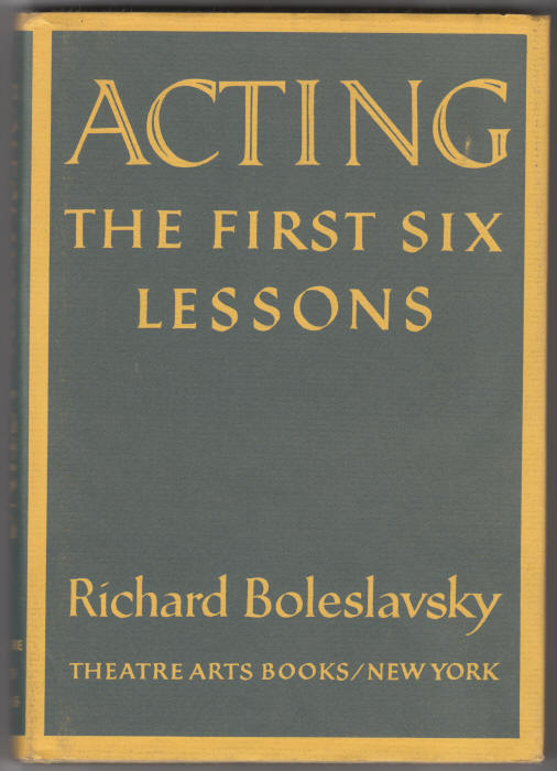 Acting The First Six Lessons front cover