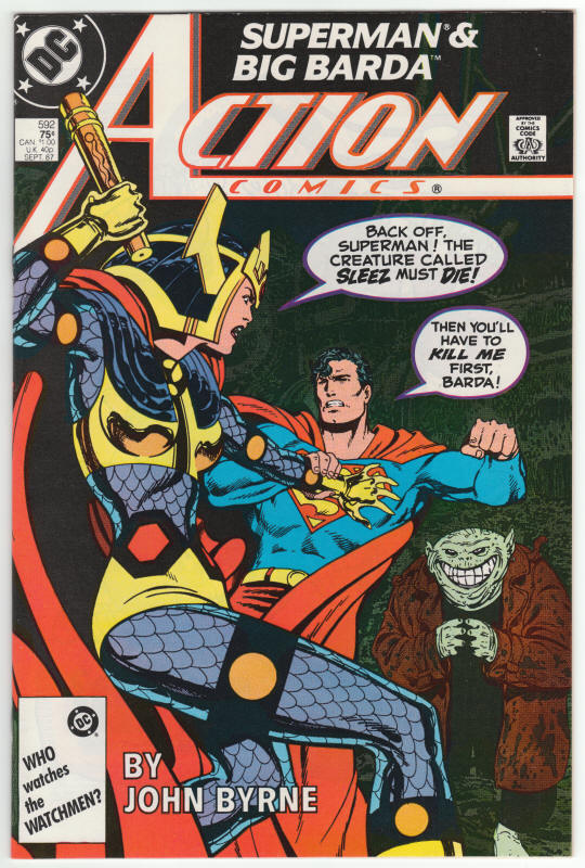 Action Comics #592 front cover