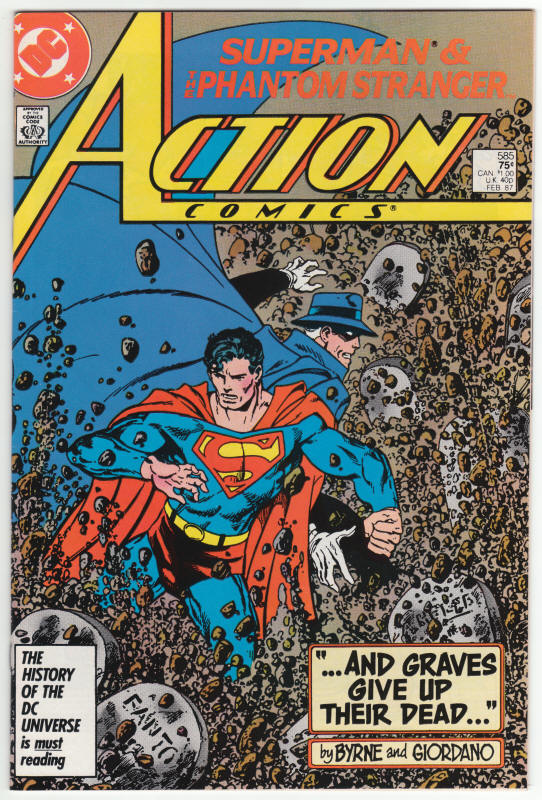 Action Comics #585 front cover