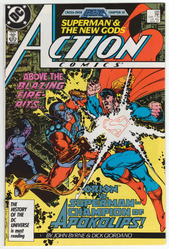 Action Comics #586 front cover