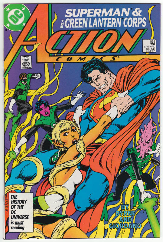 Action Comics #589 front cover