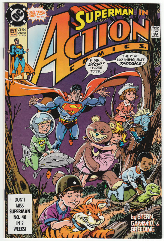 Action Comics #657 front cover