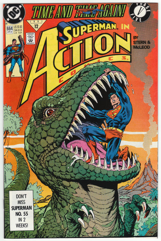 Action Comics #664 front cover