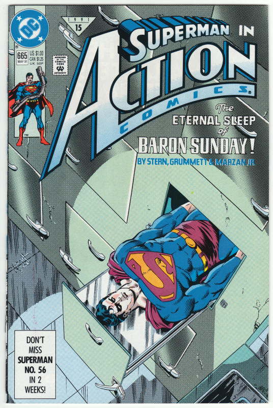 Action Comics #665 front cover