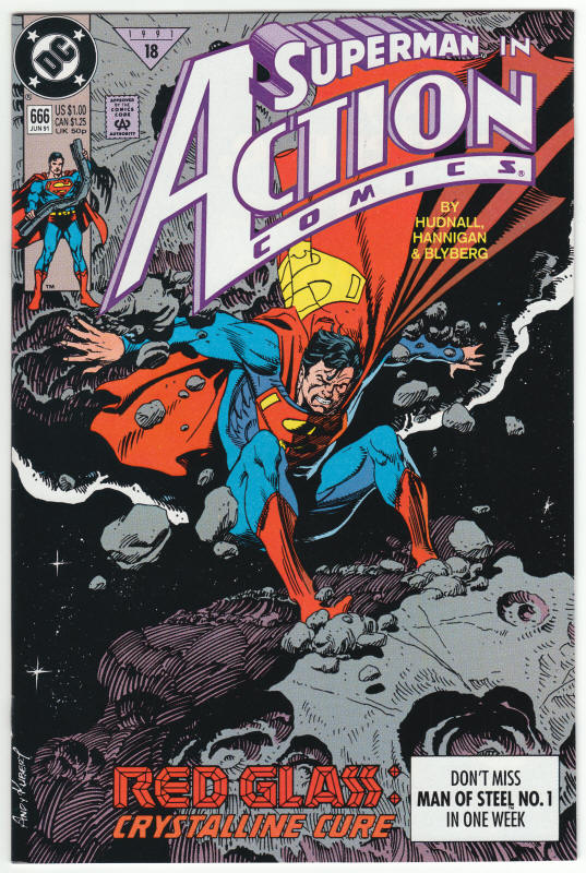 Action Comics #666 front cover