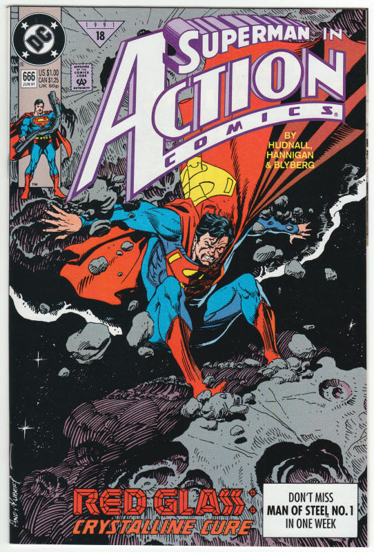 Action Comics #666 front cover