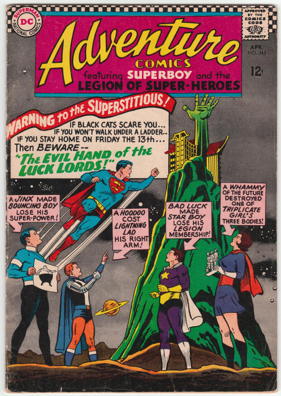 Adventure Comics #343 front cover